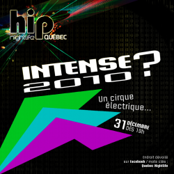 Flyer de Intense 2010