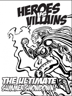 Esquisse Héros vs. vilains
