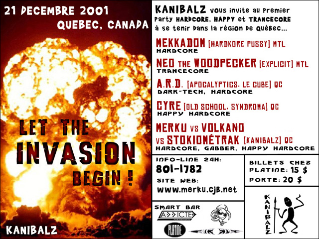 flyer let the invasion begin