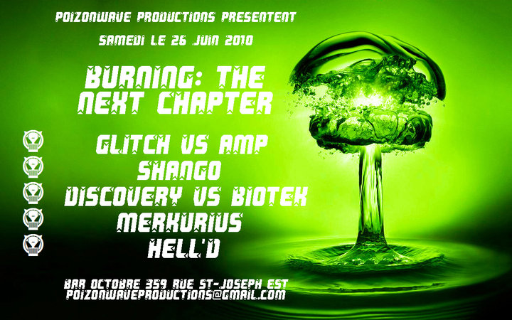 flyer Burning the next chapter