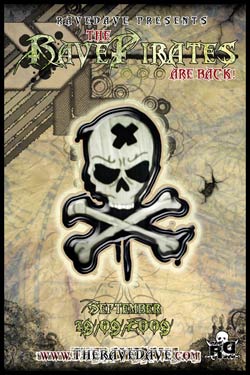 flyer rave pirates are back