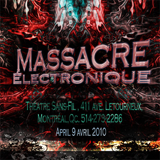 flyer Massacre electronique